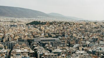 A panoramic view of Athens, Greece
