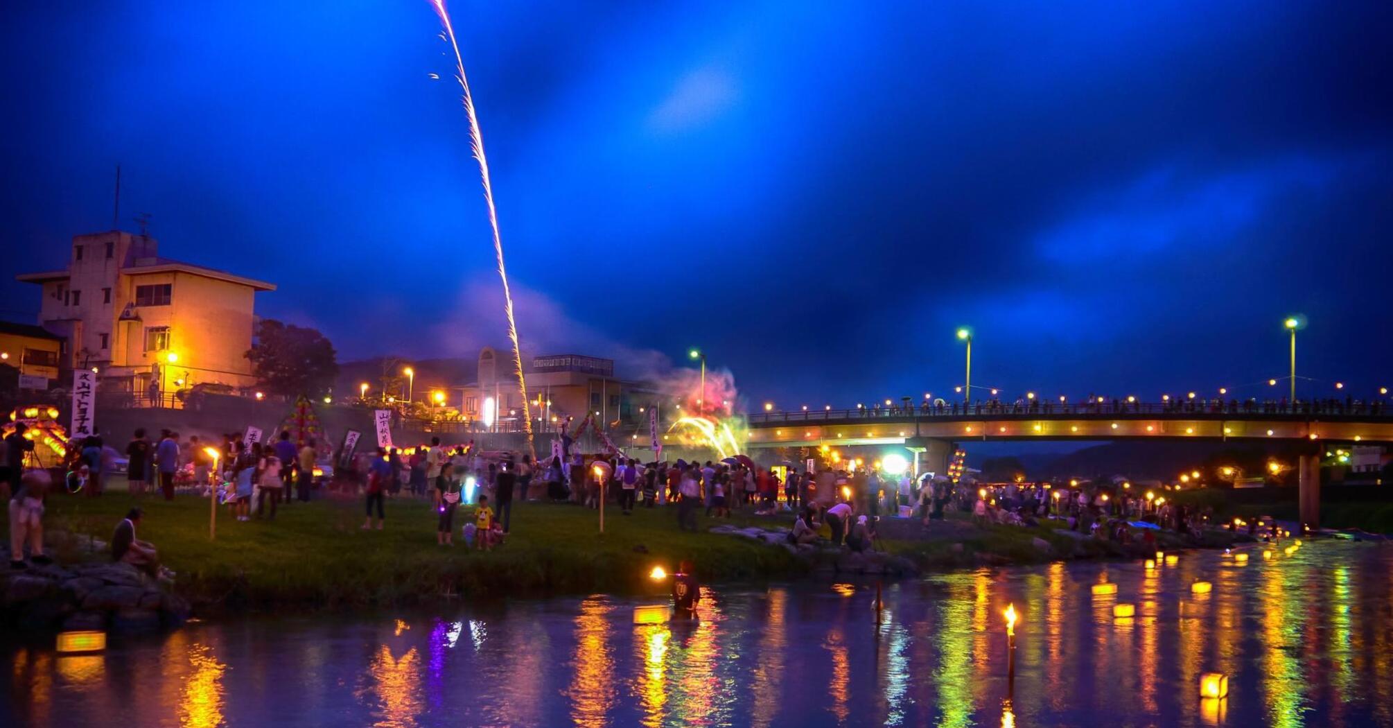 Night Festival by the River