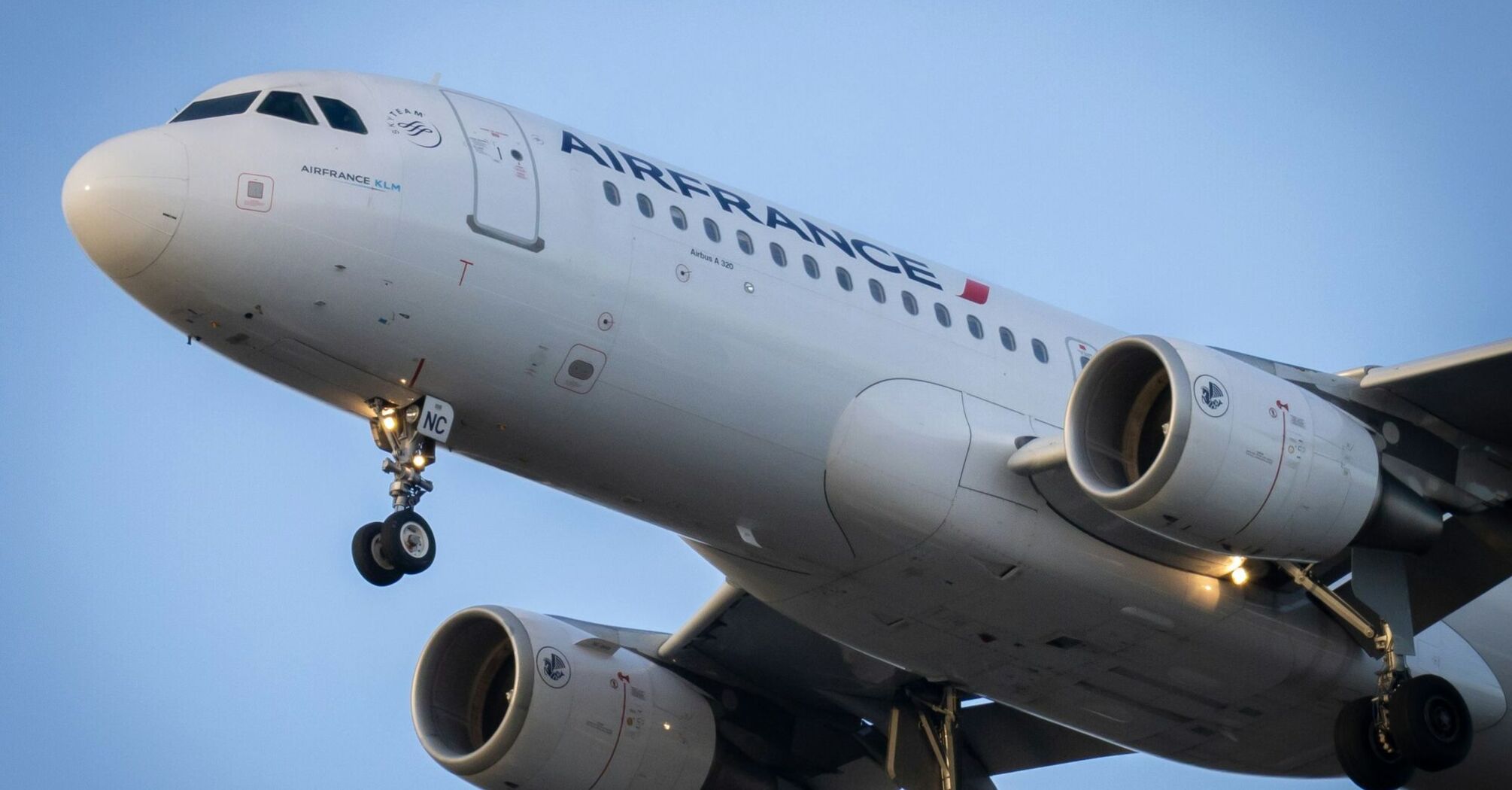 Air France airplane in flight