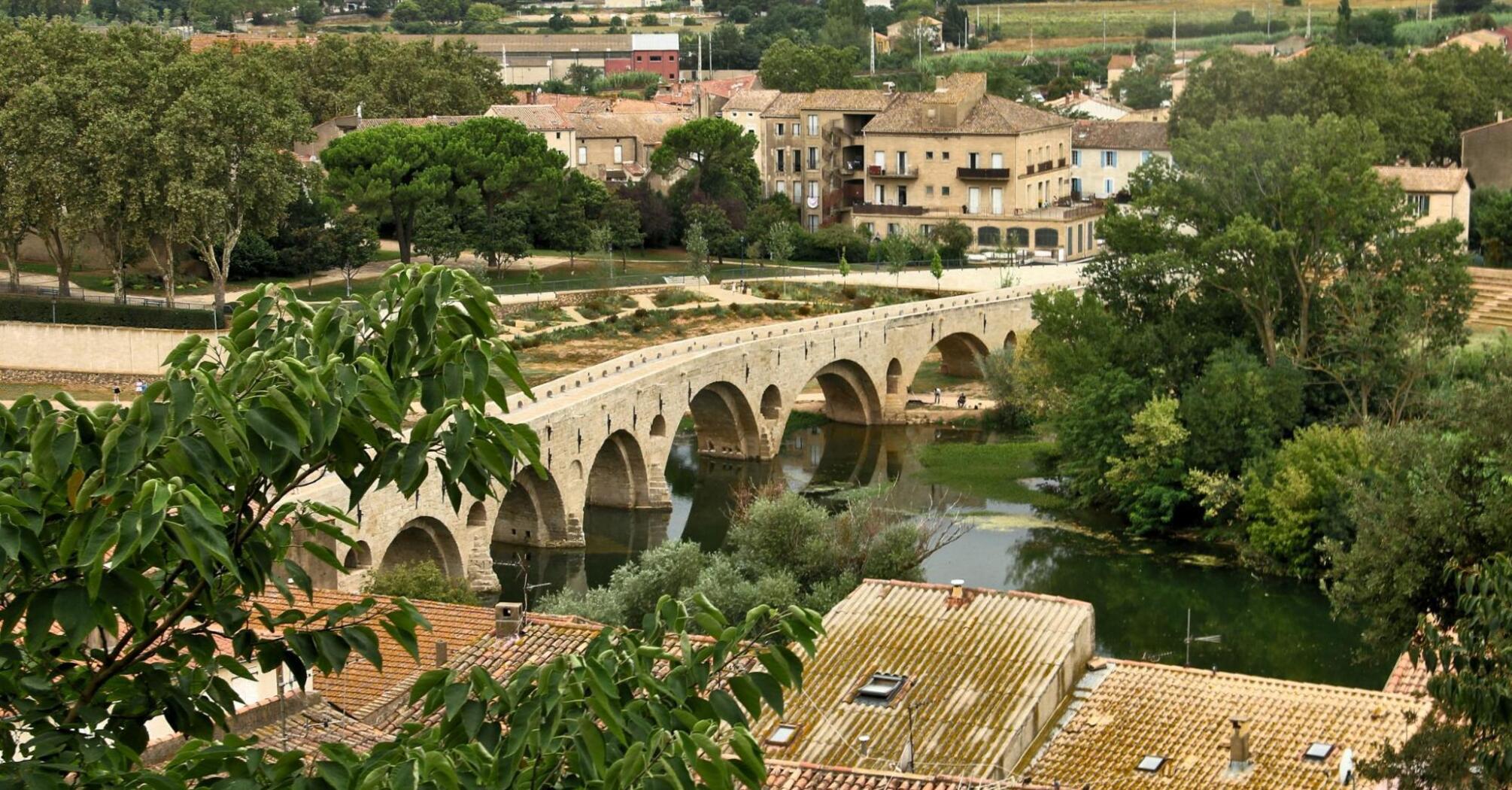 The old bridge at Beziérs, south France