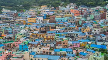 Assorted colored cityscape during daytime