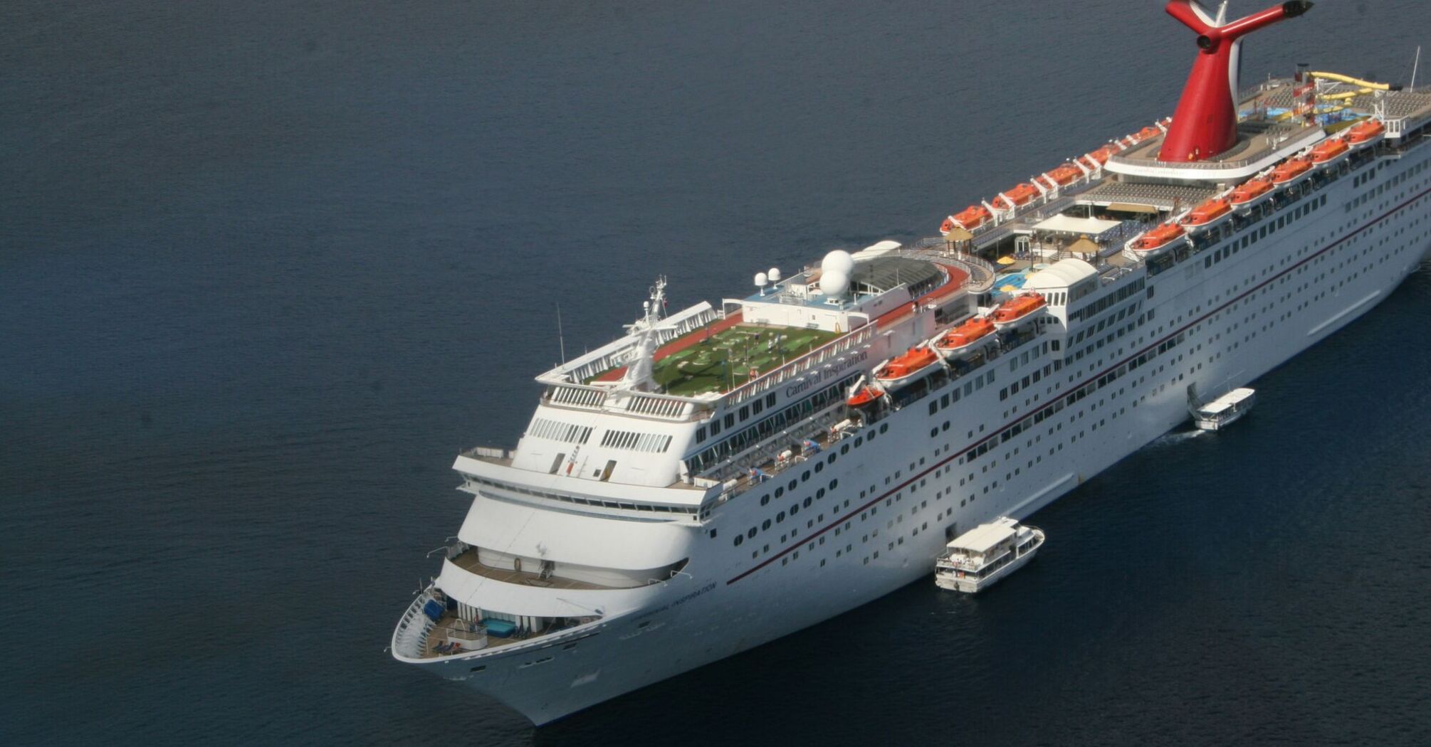 White cruise ship on sea during daytime