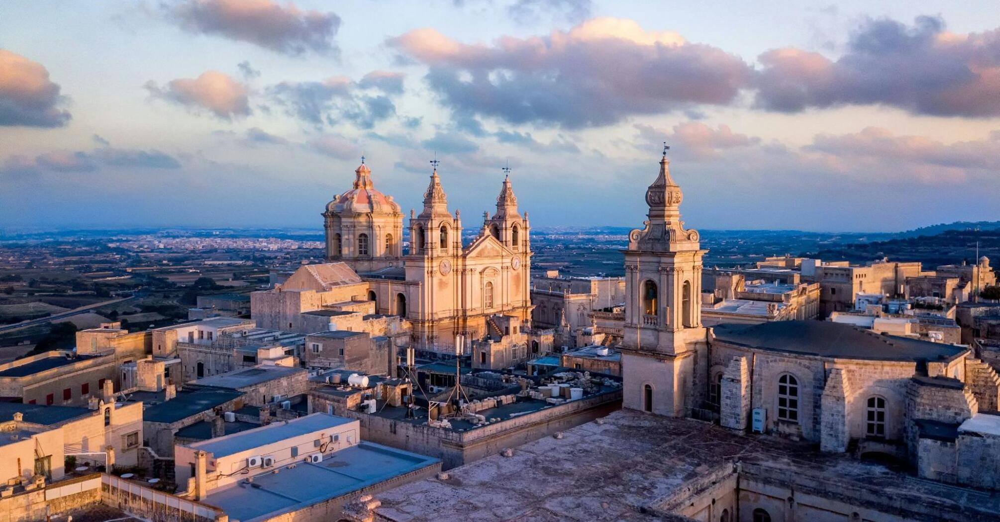 St. Paul Cathedral in medieval city Mdina, Malta