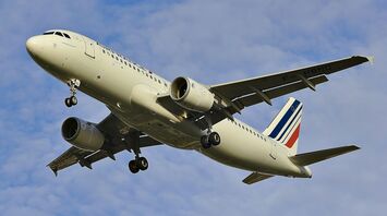 Air France airplane in flight