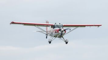 Single-engine  in flight