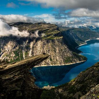 Picturesque landscape of Norway