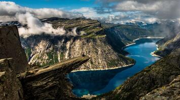 Picturesque landscape of Norway