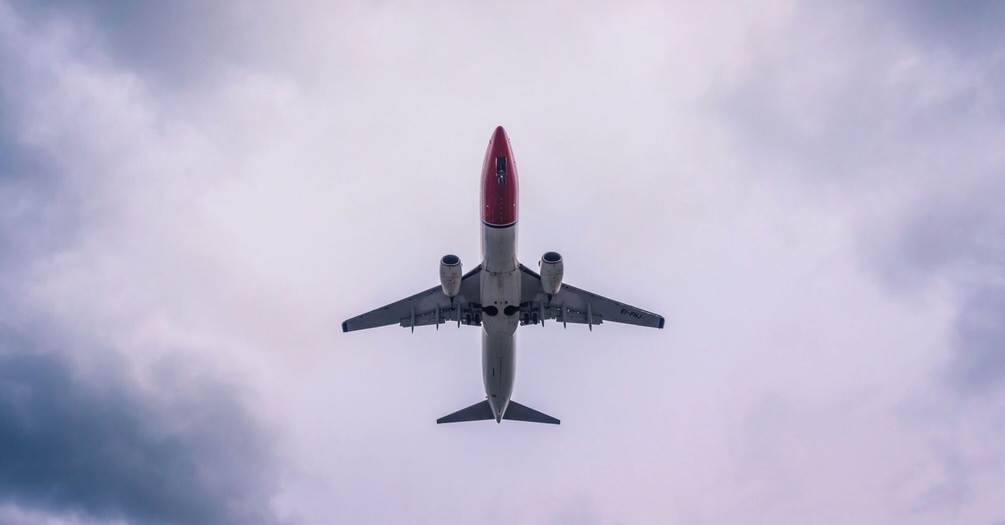 Norwegian Air airplane flying in the sky