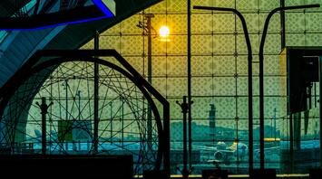 Building of Dubai International Airport