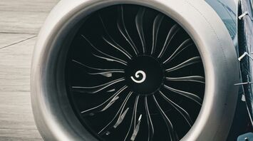 Engine of a Southwest 737 MAX8