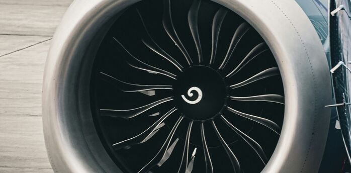 Engine of a Southwest 737 MAX8