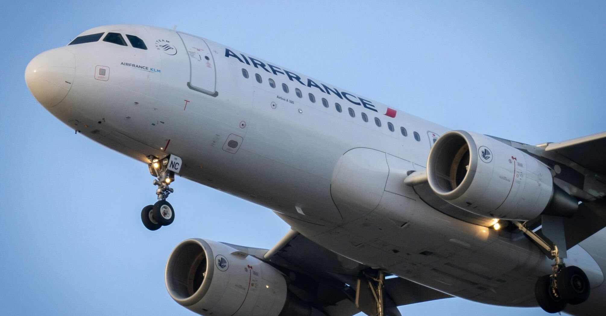 Air France airplane in flight