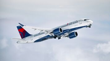 Delta Air Lines aircraft in flight