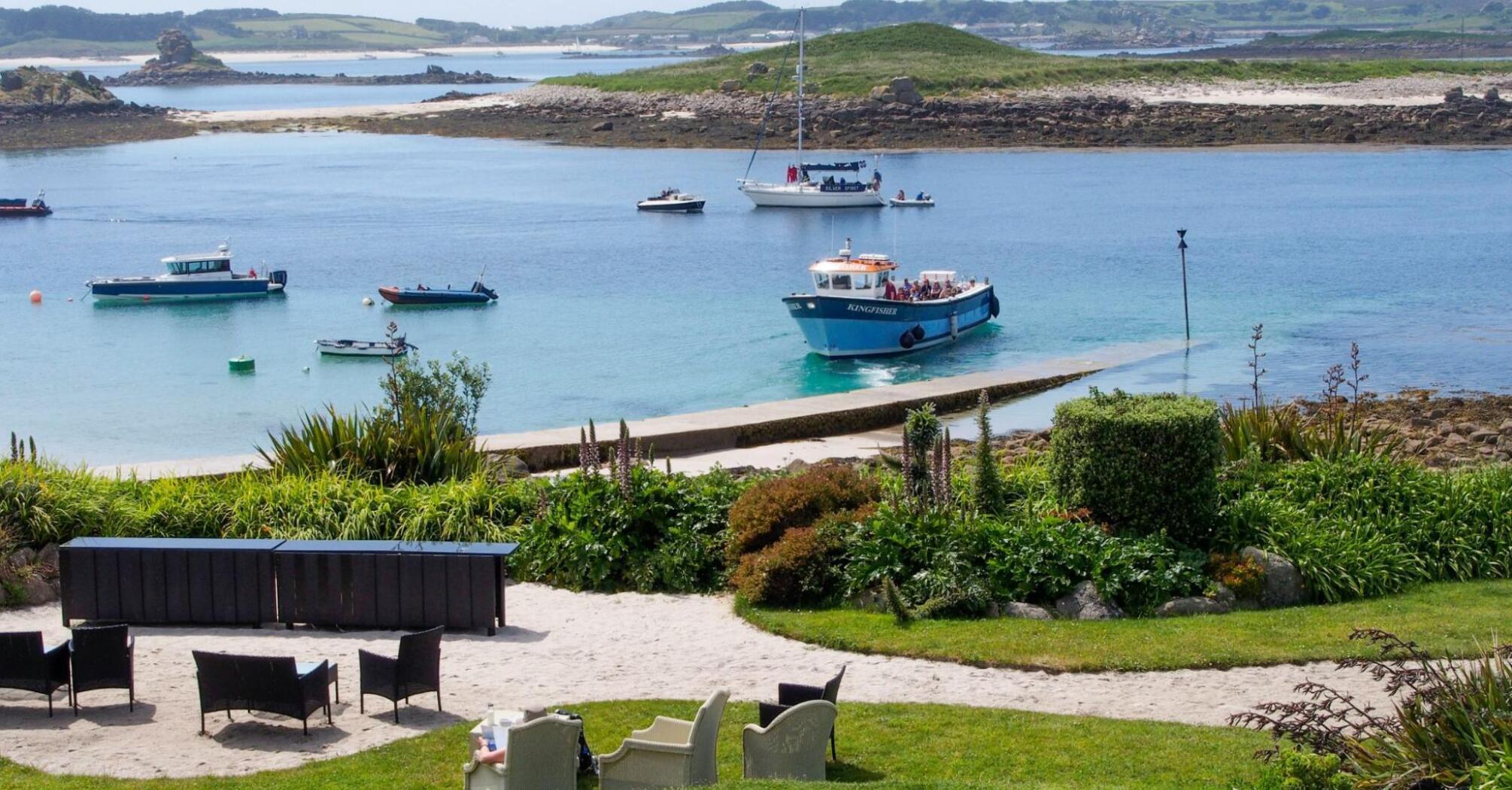 The view of St Martin's, Isles of Scilly, United Kingdom