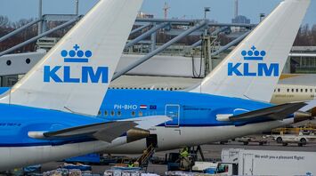 KLM aircraft at Schiphol Airport