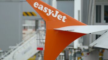 Easyjet plane wing