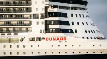 A cruise ship of Cunard