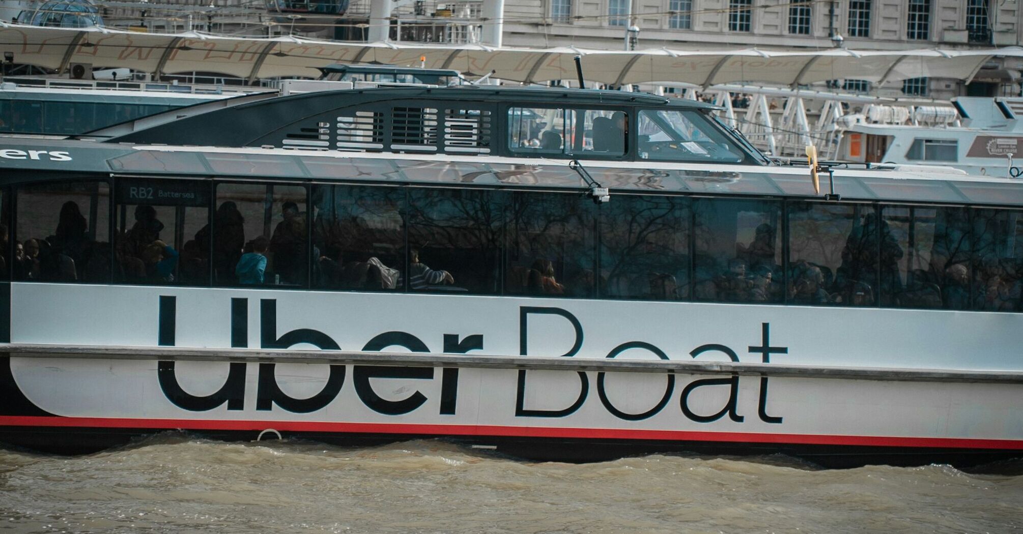 Uber Boat by Thames Clippers on the River Thames