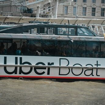 Uber Boat by Thames Clippers on the River Thames