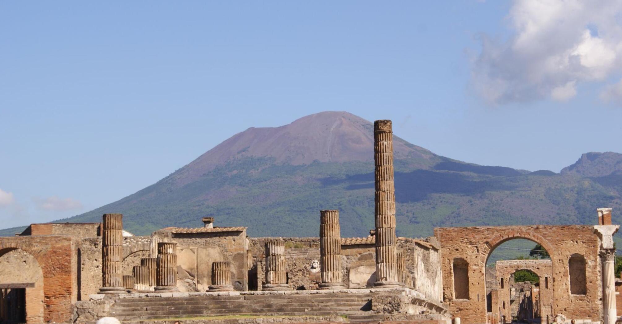 Ruins of ancient city Pompei, about 2,000 years old
