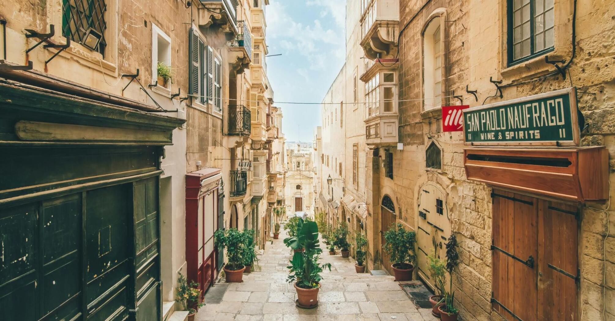 Sunday morning in Valetta, Malta
