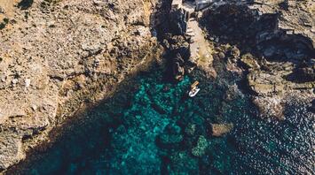 Idyllic waters off the coast of Majorca at Cala Sant Vicenç