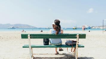 The bench on the Beach, Koufonisia, Greece