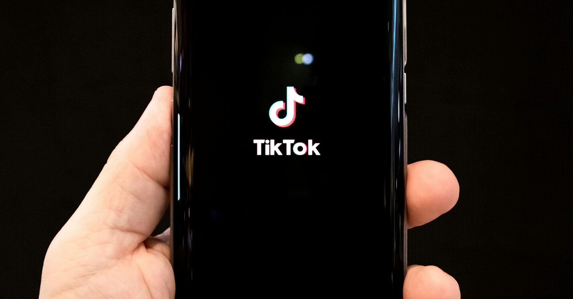 TikTok app on smartphone screen
