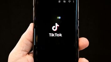 TikTok app on smartphone screen