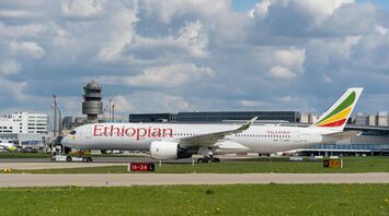 Ethiopian Airlines aircraft at an airport