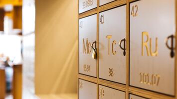 Lockers in a modern interior