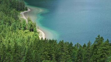 Lake Plansee from the top