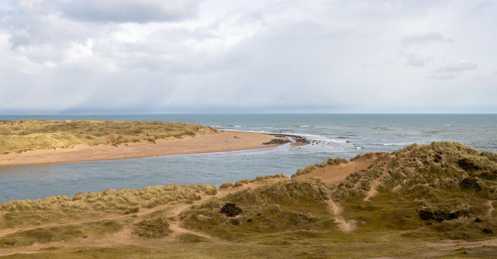 View of Ythan Estuary and the Sands of Forvie from Newburgh Beach, Aberdeenshire