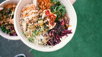 cooked food on white bowl