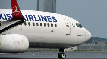Turkish Airlines airplane on the runway