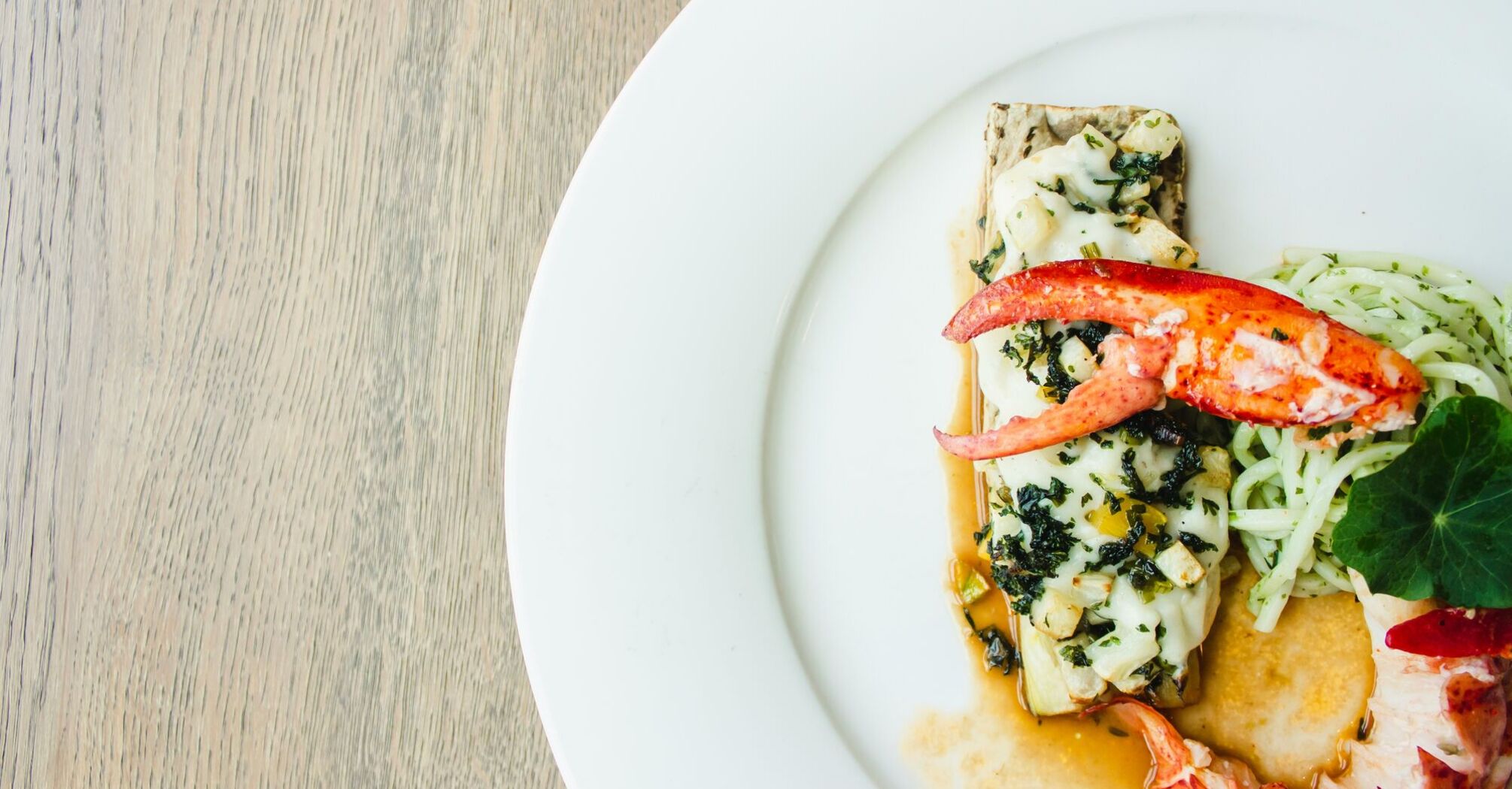 red prawns dish on white ceramic plate