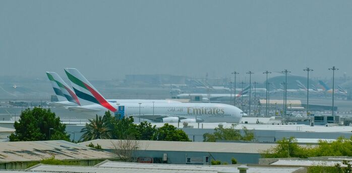 Dubai Airport Terminal 2 Arrivals. Dubai. United Arab Emirates
