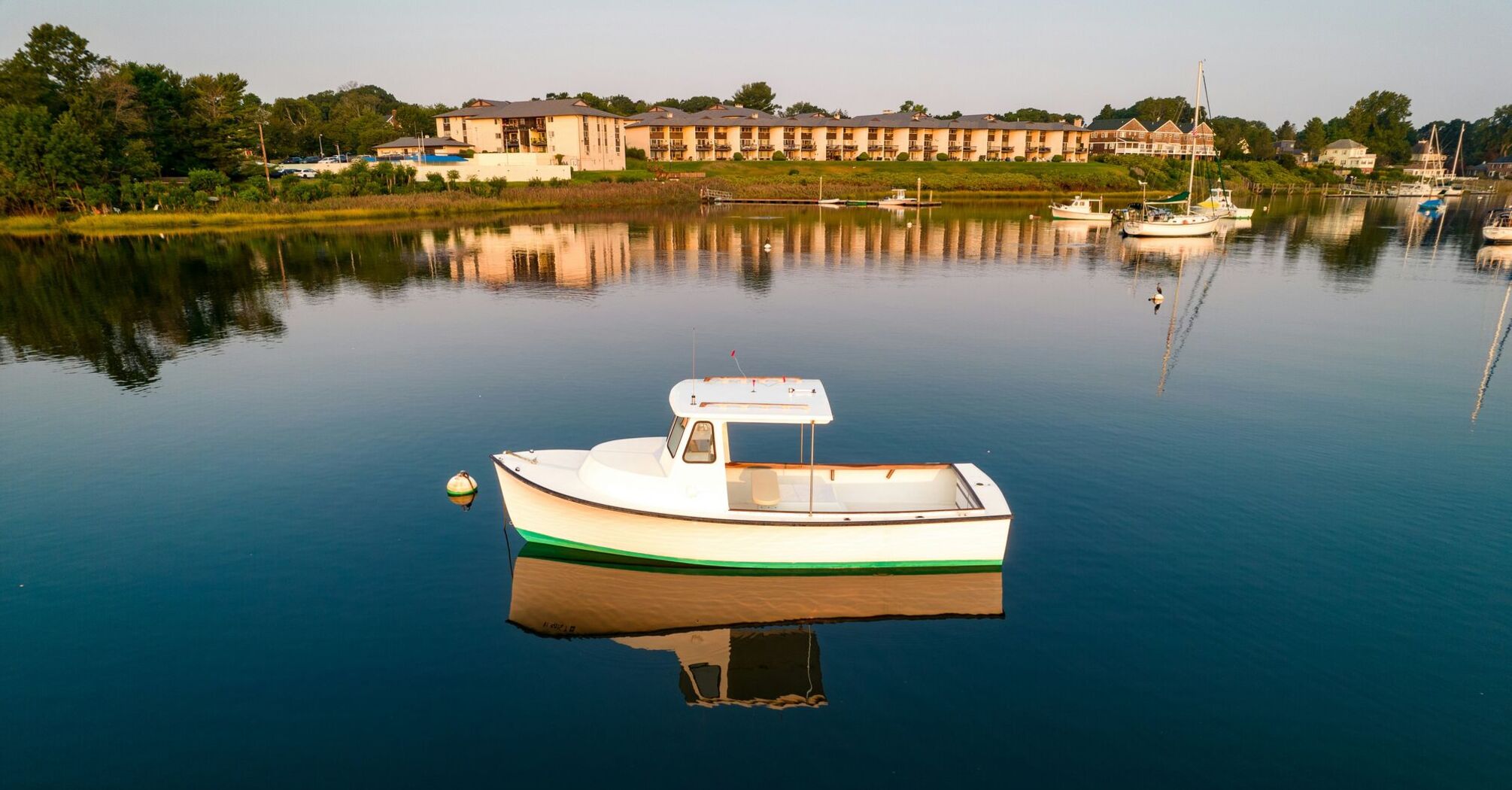 a boat on the canal