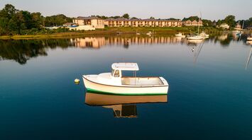 a boat on the canal