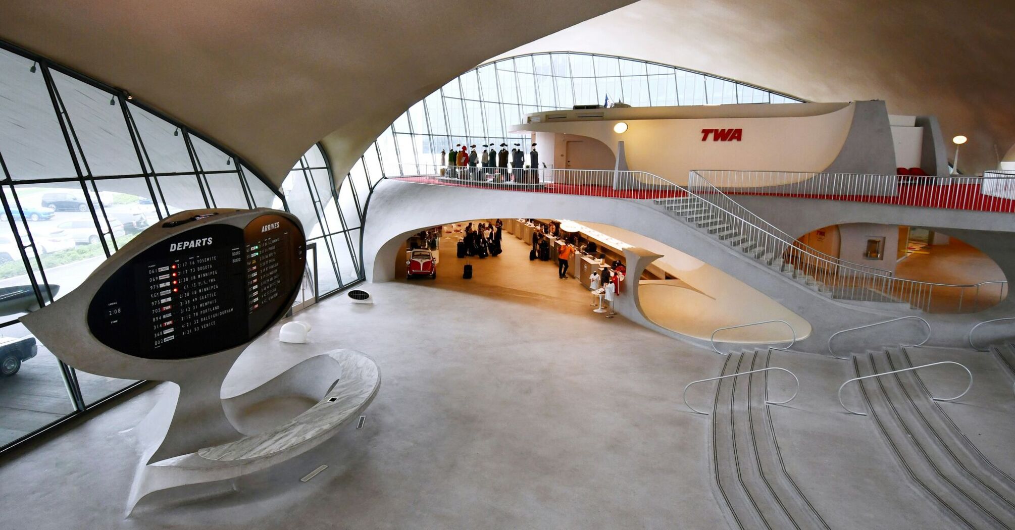 TWA Hotel, John F. Kennedy International Airport (JFK), Idlewild Drive, Queens, NY, USA