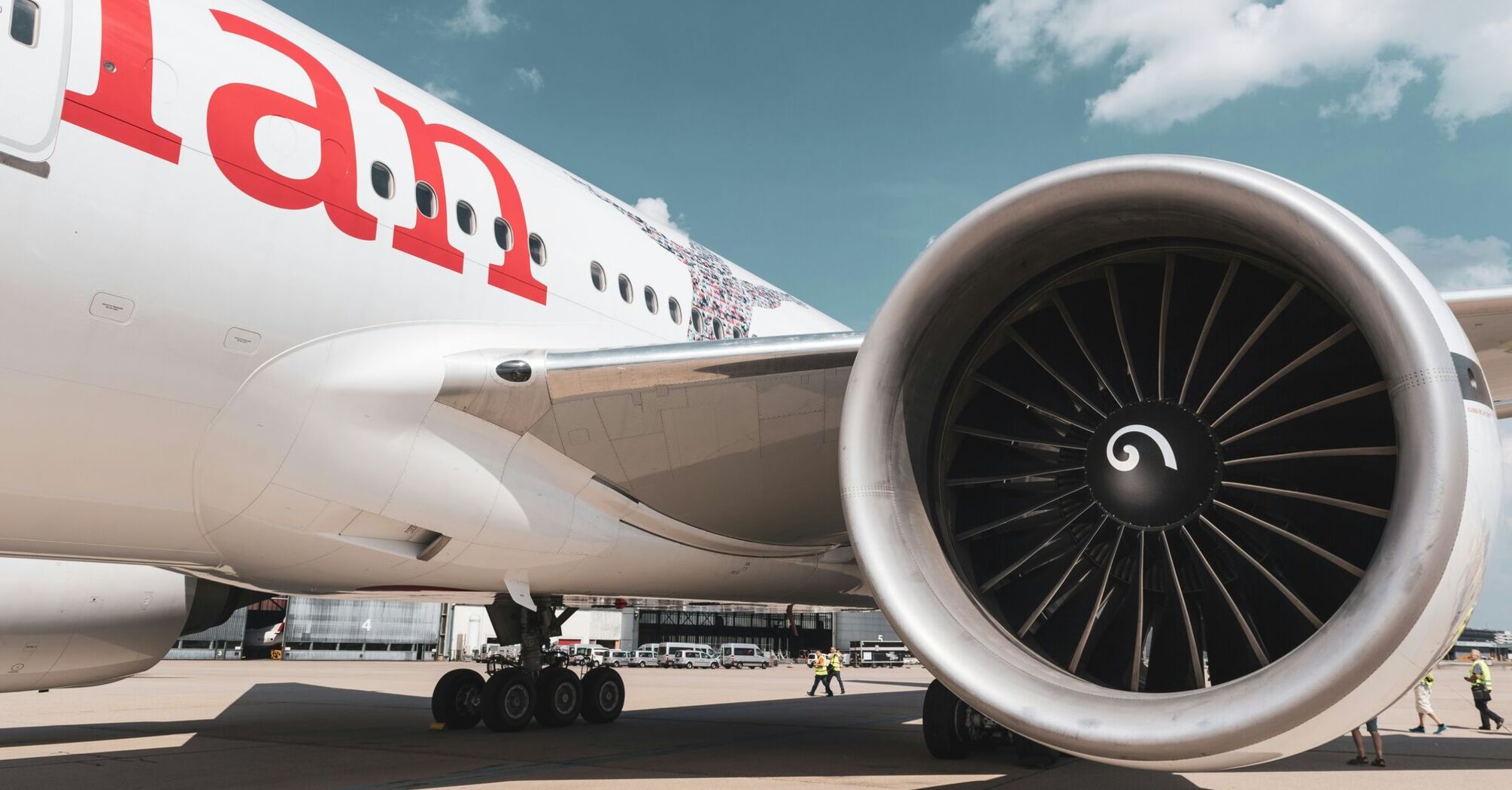 Airplane on airport Vienna