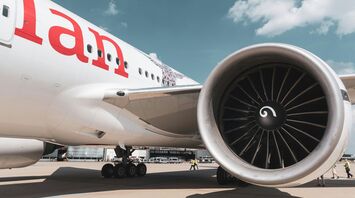 Airplane on airport Vienna