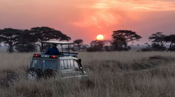 Runrise in Serengeti