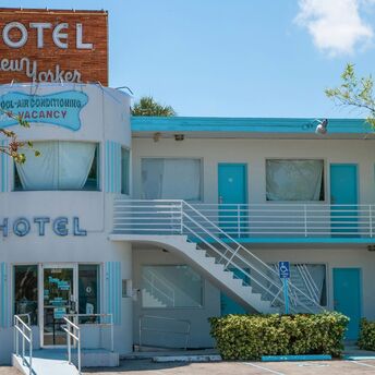 New Yorker Hotel in Biscayne BLVD, Miami. Florida