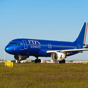 ITA Airways flight to Milan Linate