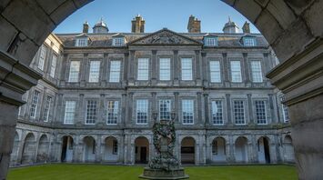 Inner courtyard of the Palace of Holyroodhouse