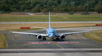 TUI plane on the runway