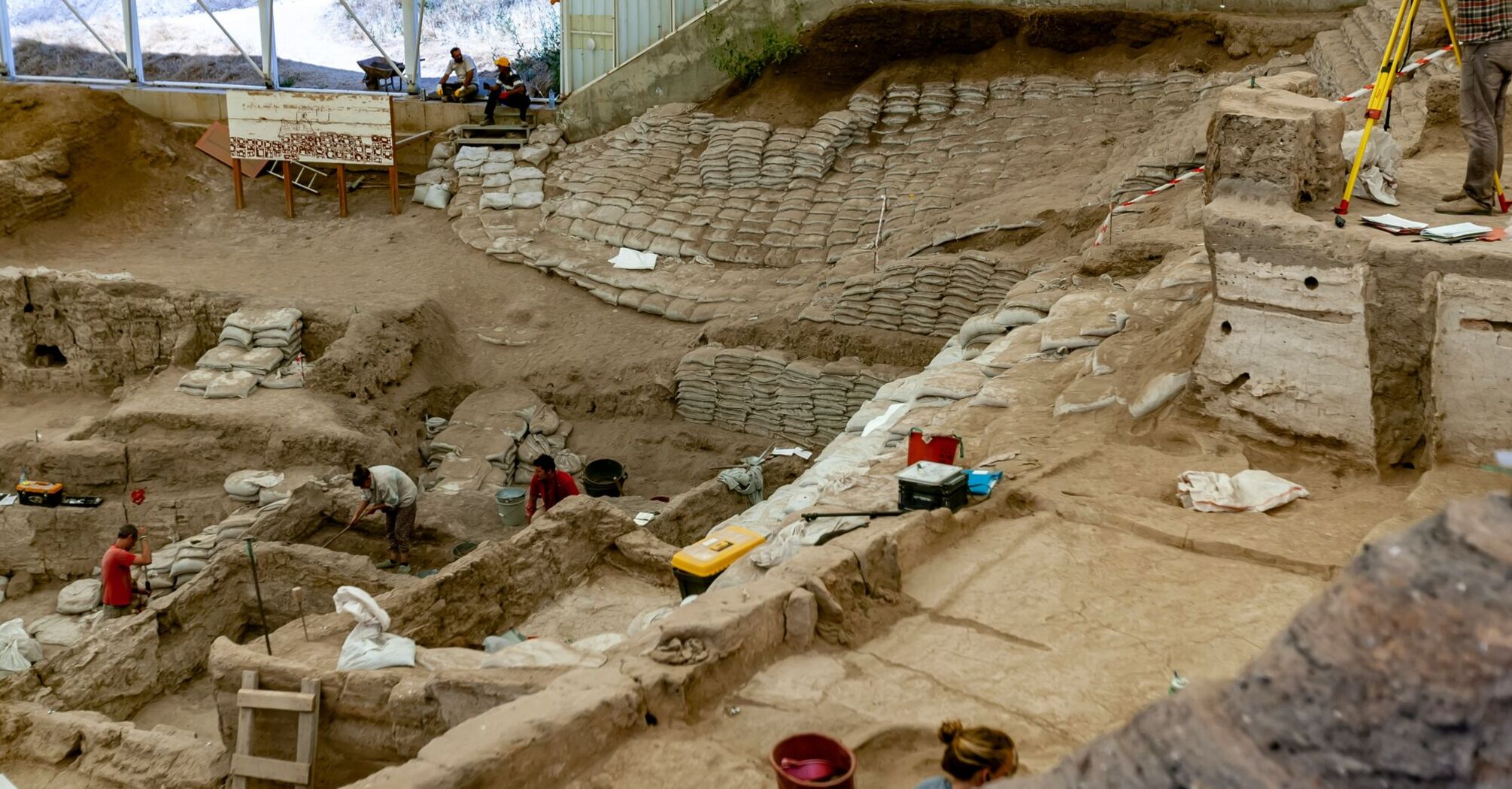 Catalhoyuk Archeological Site, Konya, Turkey