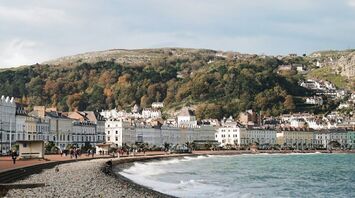 Llandudno promenade and coastline with the Great Orme in the background