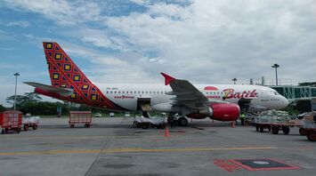 Batik Air Indonesia plane at the airport